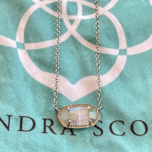 🫧 Kendra Scott Elisa Iridescent Slate Necklace